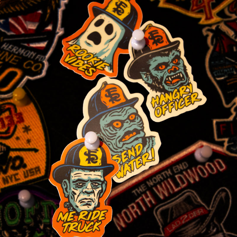 FSC Movie Monster Sticker Pack
