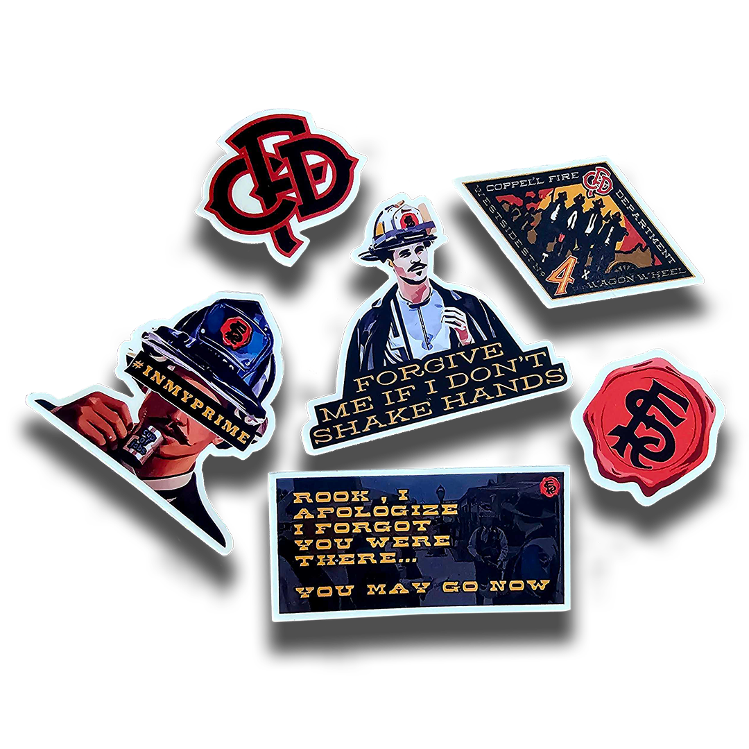 The Wagon Wheel - Doc Holliday Sticker Pack