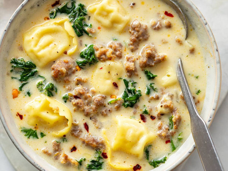 Sausage Tortellini Soup - Pawtucket Fire Dept Station 4 "the animal house"