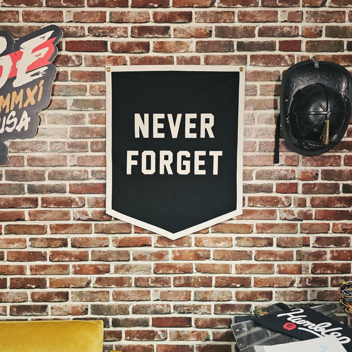 Never Forget Felt Banner