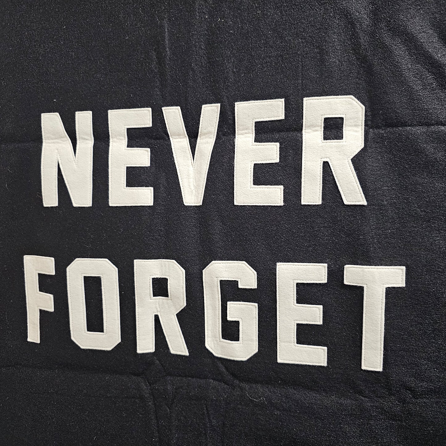 Never Forget Felt Banner