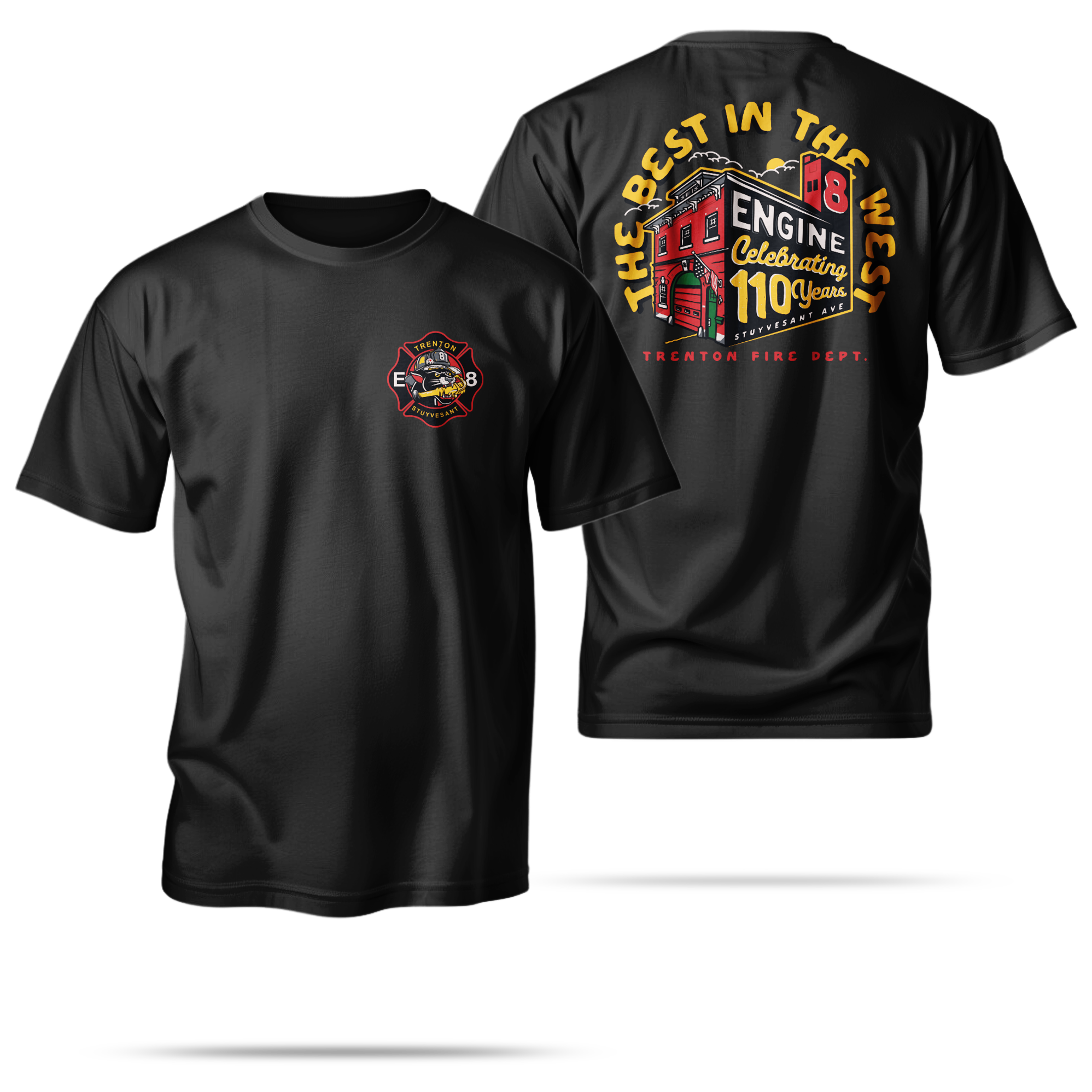Trenton Engine 8 Firehouse Shirt