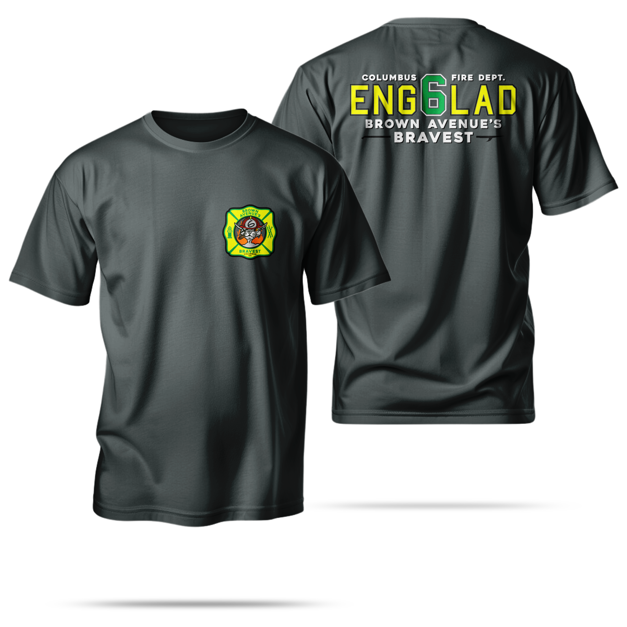 Columbus FD Station 6 Firehouse Shirt