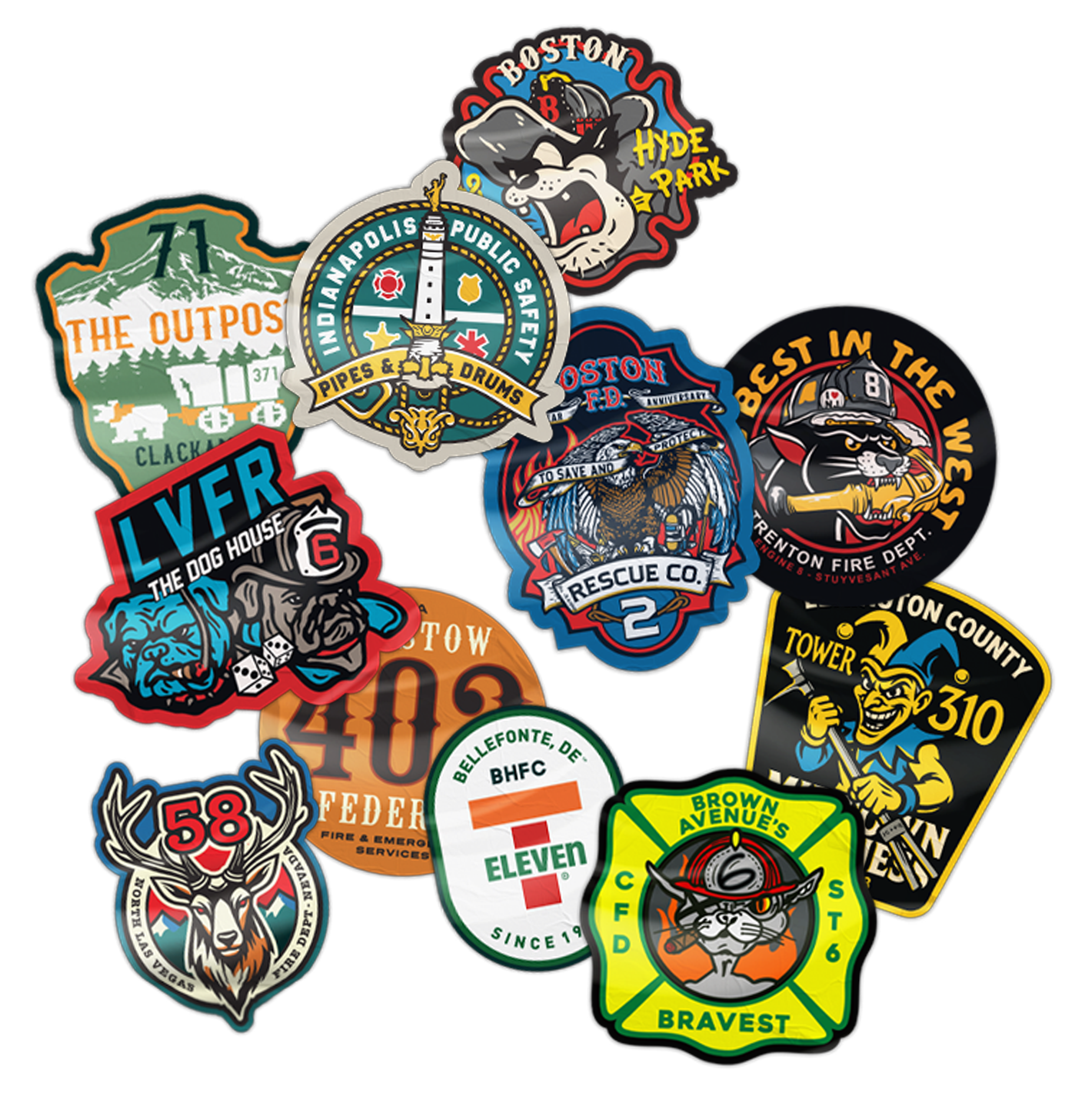 Legacy Firehouse Sticker Bundle