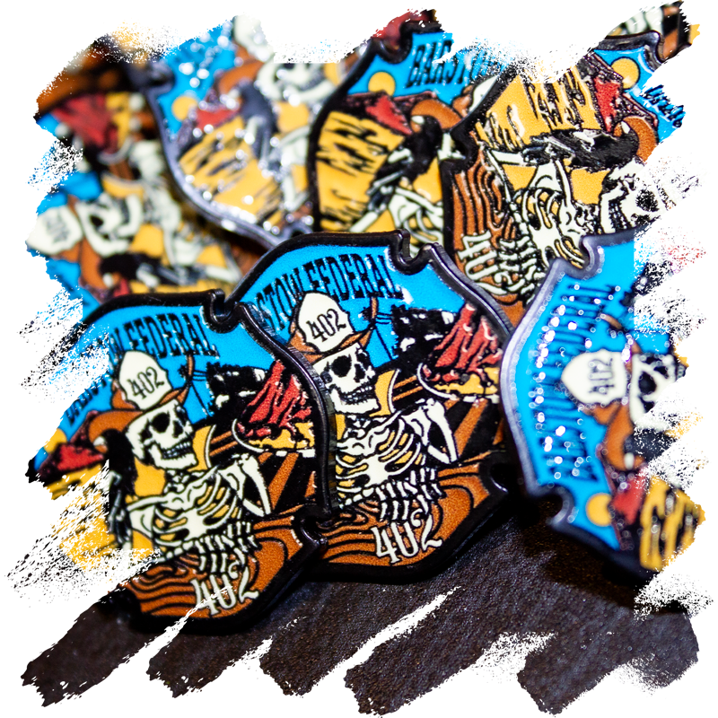 Barstow 402 Collectors Pin